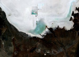 Mina de lítio Salar de Uyuni Bolivia / Lithium mine Bolivia