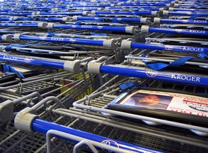 Kroger shopping carts trolley
