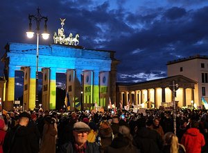 Protest for peace in Berlin