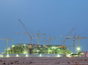 Qatar stadium construction