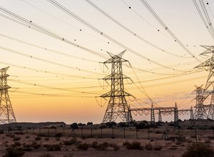 Energy power lines Gulf