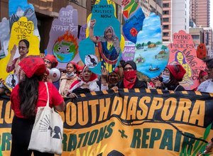 New York climate march fossil fuels 2023
