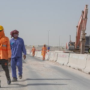Qatar migrant construction workers
